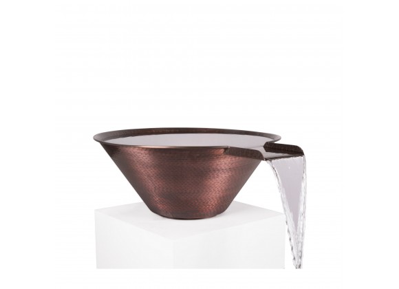 The Outdoor Plus Hammered Copper Water Bowl