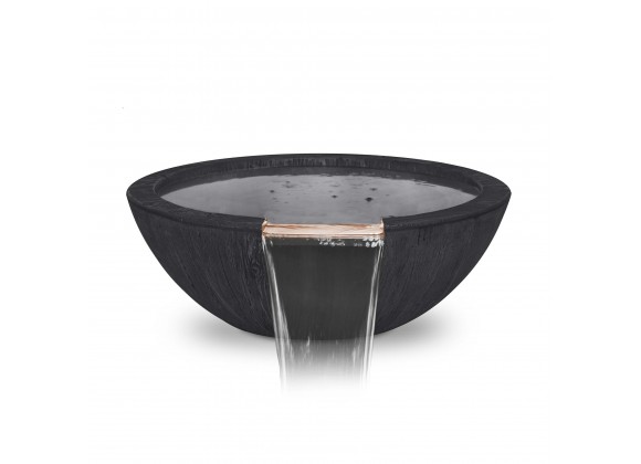 The Outdoor Plus Sedona Wood Grain Water Bowl