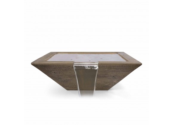 The Outdoor Plus Maya Wood Grain Water Bowl