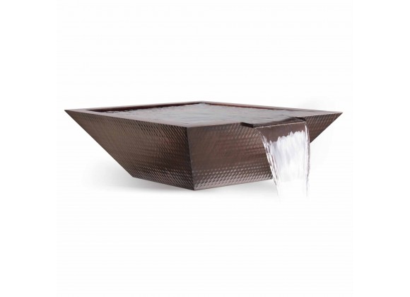 The Outdoor Plus Maya Hammered Copper Water Bowl