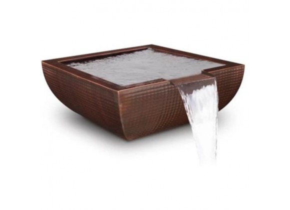 The Outdoor Plus Avalon Hammered Copper Water Bowl