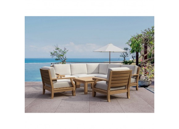 Anderson Teak Riviera Luxe 8-Pieces Modular Set 