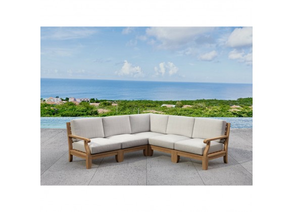 Anderson Teak Riviera Luxe 5-Pieces Modular Set