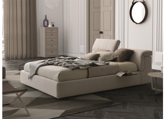 J&M Furniture Tower King Storage Bed S600 Taupe