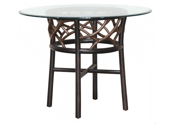 Panama Jack Sunroom Trinidad Stackable Dining Base with Glass