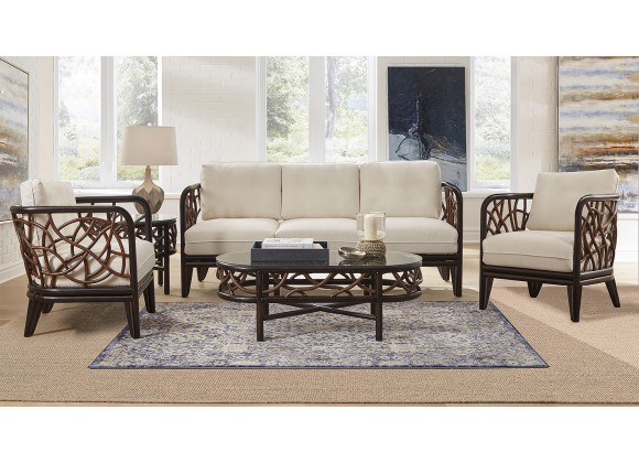 Panama Jack Sunroom Trinidad 5-Piece Living Set with Cushions