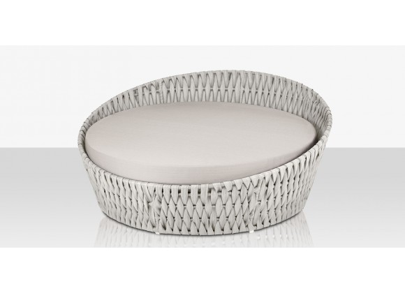 Source Furniture Aria 70" Round Aluminum Cushion Daybed  1