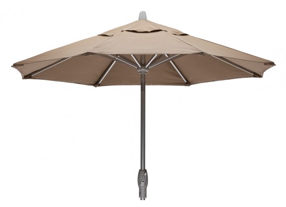 Telescope Casual Value Market Umbrella-7 1/2' Market Umbrella with Powdercoated Aluminum Frame and Push Button Tilt
