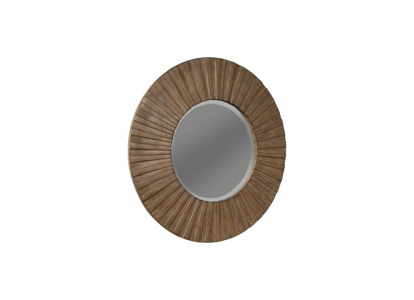  Alpine Furniture Brown Pearl Mirror in Brown Bronze - Angled