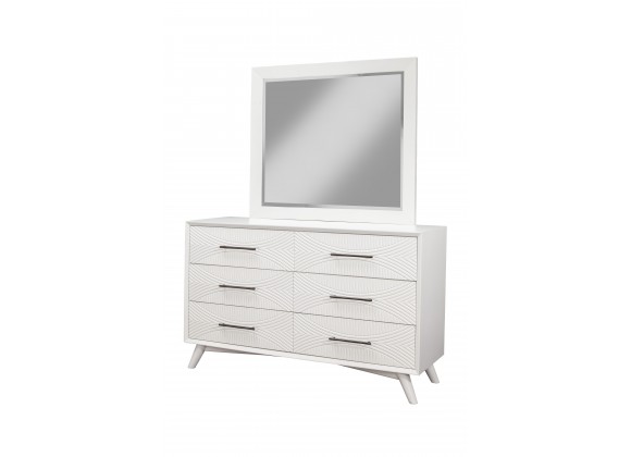 Alpine Furniture Tranquility Mirror in White