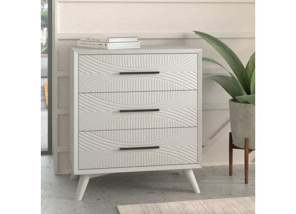 Alpine Furniture Tranquility Small Chest in White - 
