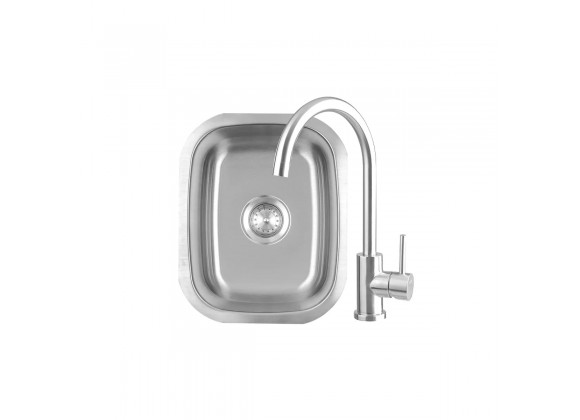 Summerset Grills 19x15" Stainless Steel Undermount Sink And 360º Hot/Cold Faucet - Switch