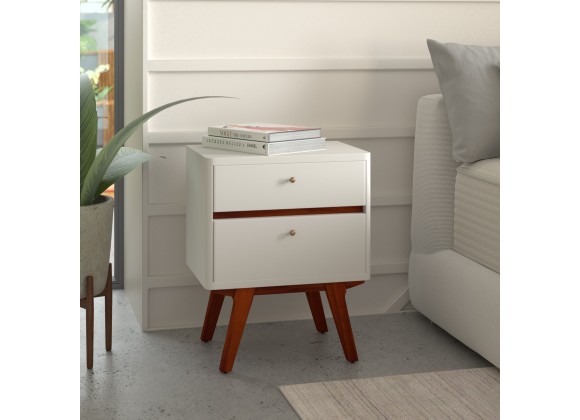 Alpine Furniture Dakota Two Drawer Nightstand - Lifestyle