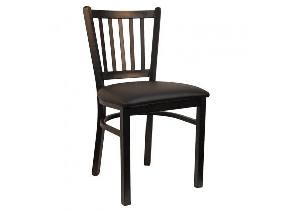 H&D Seating Vertical Back Metal Chair - Set of 2