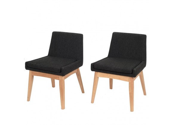 Midtown Concept Ruby 2 Piece Liqurice Chair Set