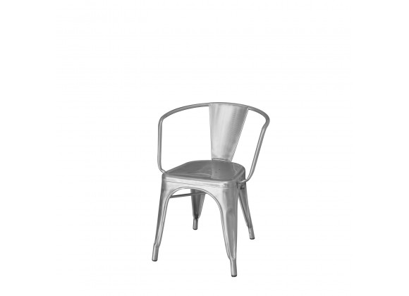 Fremont Dining Arm Chair - Silver