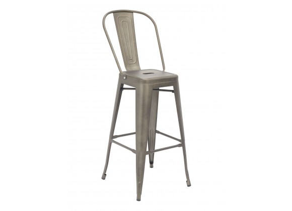 Industrial Barstool - Antique Bronze