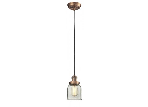 Glass Pendant With 10 Feet Cord (G51-G54) - Clear Glass