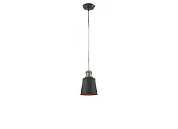 METAL SHADE - BLACK/BRUSHED BRASS