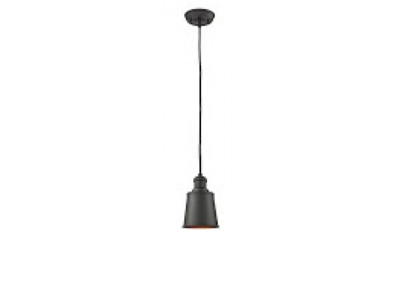 Metal Shade Pendant With 10 Feet Cord - Oiled Rubbed Bronze - METAL SHADE