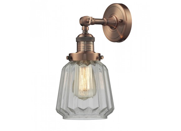 CLEAR FLUTED GLASS