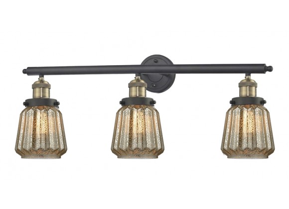 Innovations Lighting  Glass 3 Light Wall - Black/Brushed Brass (G142 & G146)