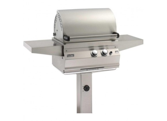 Fire Magic Legacy Deluxe Natural Gas Grill On In-ground Post