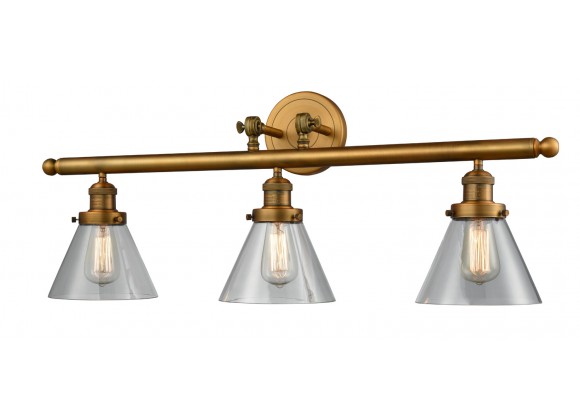 Clear Cone Glass Shades
