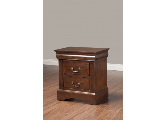 Alpine Furniture West Haven Nightstand in Cappuccino