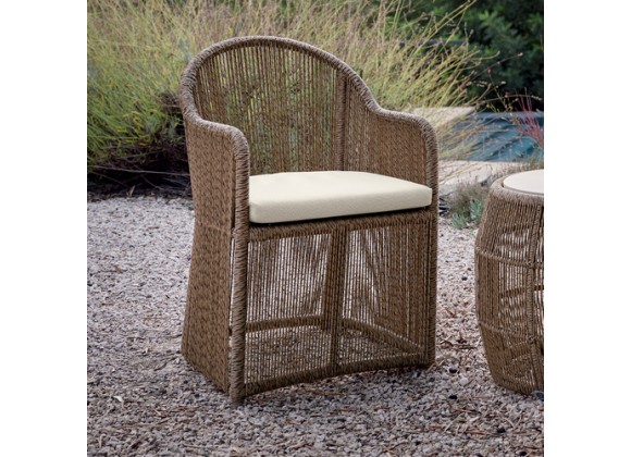Skyline Design Calixto Dining Armchair with Sunbrella Cushion Outdoor