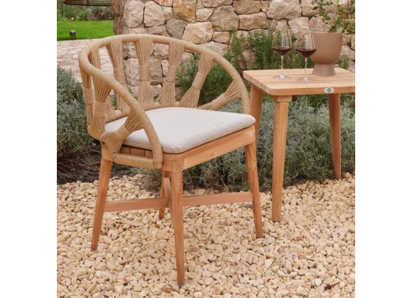 Skyline Design Krabi Dining Armchair with Sunbrella Cushion Outdoor