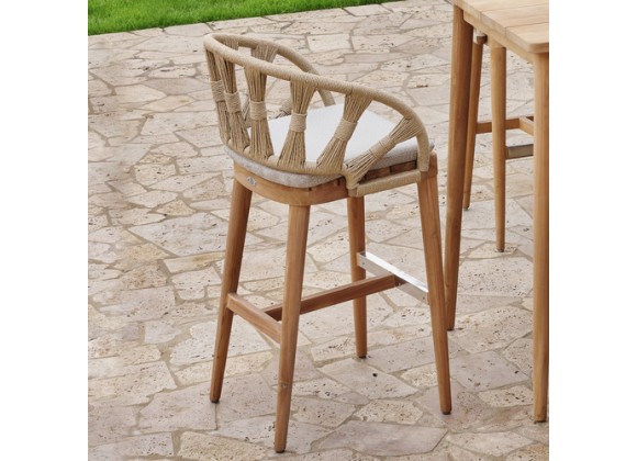 Skyline Design Krabi Barstool with Sunbrella Cushion Outdoor