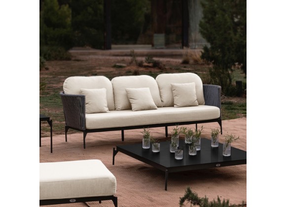 Skyline Design Boston Sofa with Sunbrella Cushion Outdoor View
