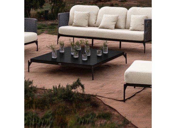 Skyline Design Boston Coffee Table with Glass Outdoor View