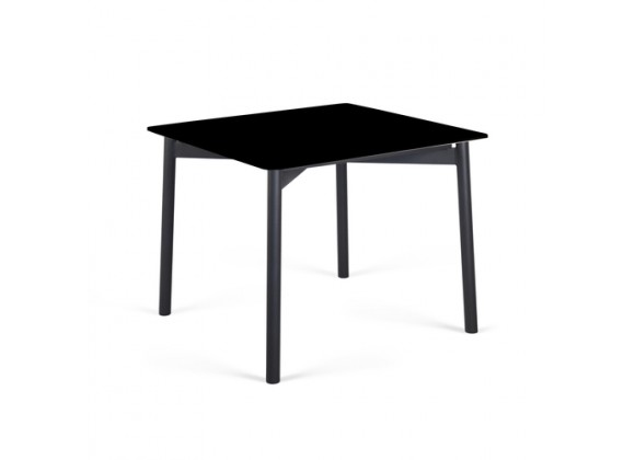Skyline Design Rodona Square Dining Table with Glass