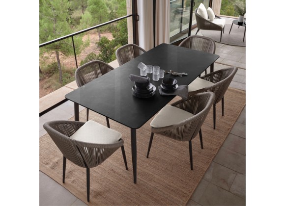 Skyline Design Rodona 7-Piece Rectangular Dining Set with Sunbrella Cushions