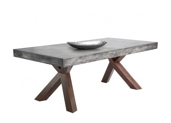  Sunpan Warwick Dining Table - Rectangular - 78.75" - Angled View