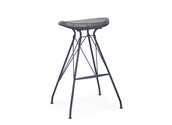 Bellini Gali Counterstool Grey - Front Angle
