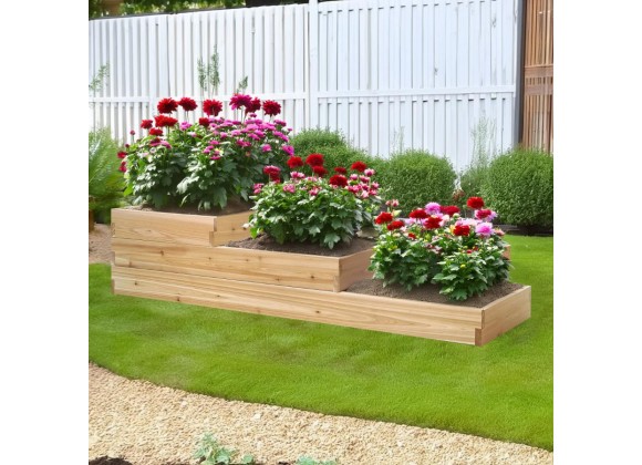 3-Step Tiered Garden Box - Lifestyle