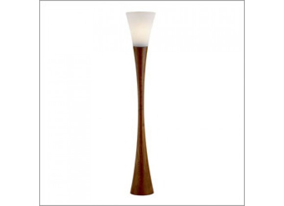 Adesso espresso floor hot sale lamp