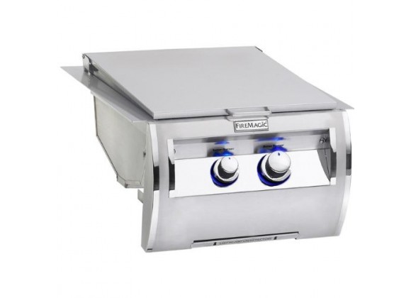 Fire Magic Echelon Diamond Built-In Double Searing Station w/ Side Burner and Power Supply  