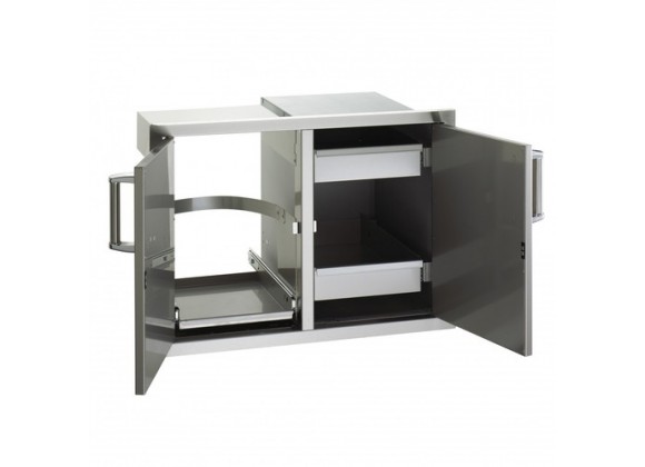 Fire Magic Select Double Door w/ Trash Tray & Dual Drawers