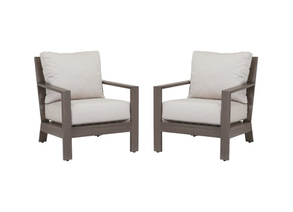 Laguna Club Chair With Cushions - In Pairs