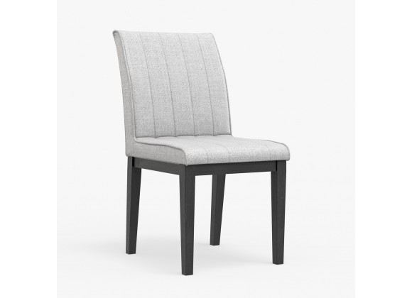 Alpine Furniture Cove Side Chairs in Vintage Black - Angled