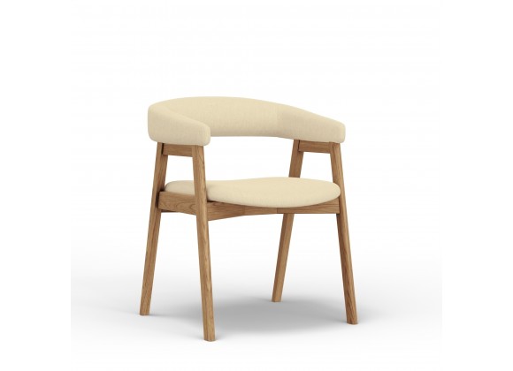 Alpine Furniture Cove Chairs in Natural - Set of 2 - Angled