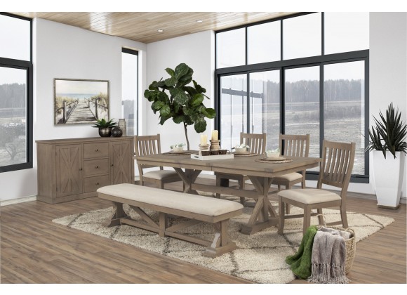 Alpine Furniture Arlo Bench - Lifestyle