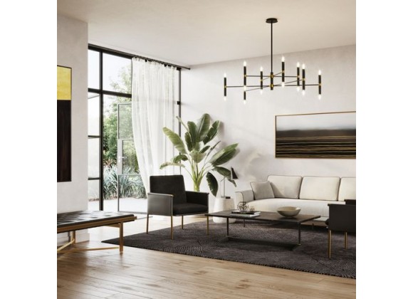 Sunpan Simonsen Sofa - San Remo Winter Cloud - Lifestyle
