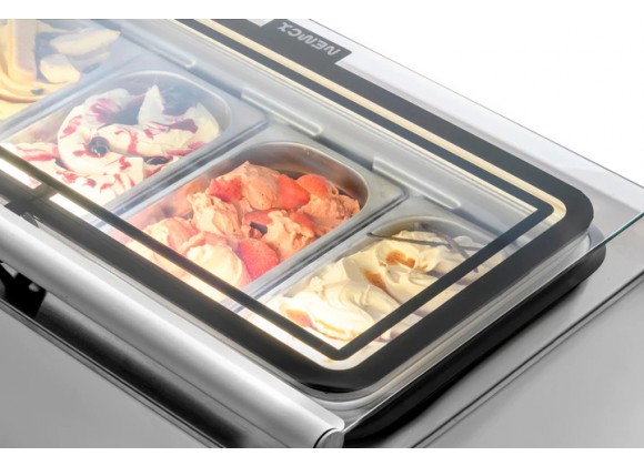 La Pavoni Nemox Magic Pro 100 Display Case - Top Angled