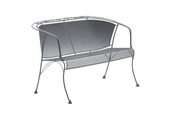 Woodard Briarwood Barrel Love Seat - Angled