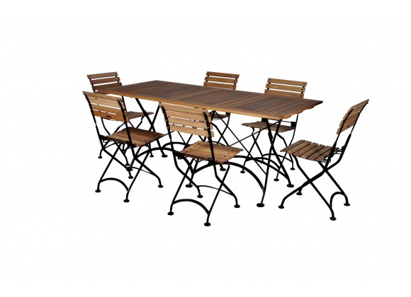 French Café Bistro Dining Set - 7 Pieces